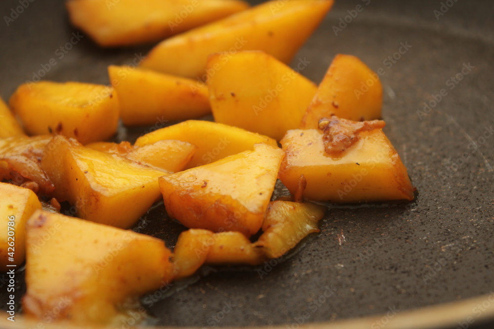 fried mango slices fried mango slices