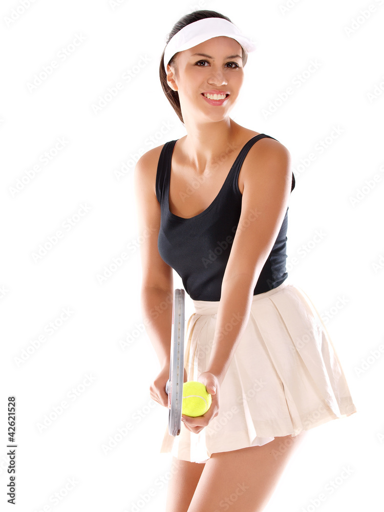 girl playing tennis girl playing tennis