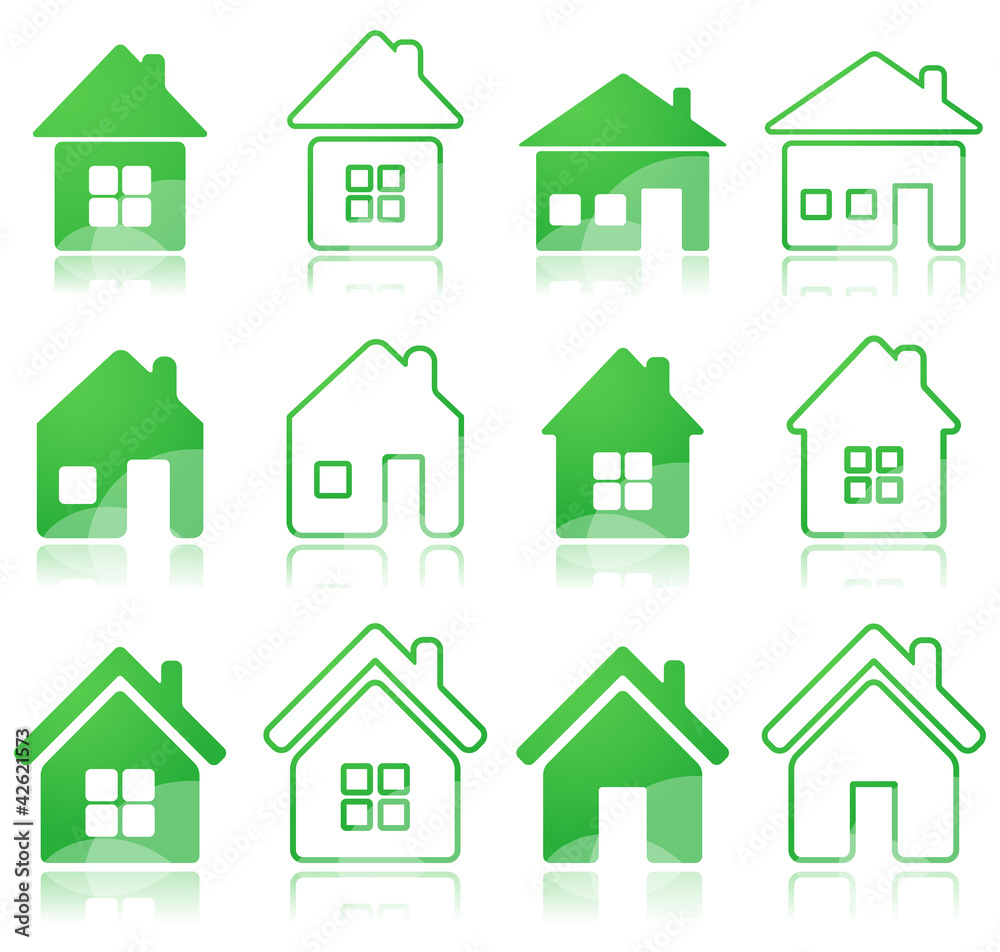 Set of house icon Set of house icon