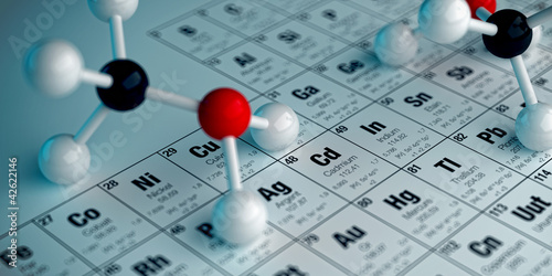 Tableau périodique des éléments et molécules 1
