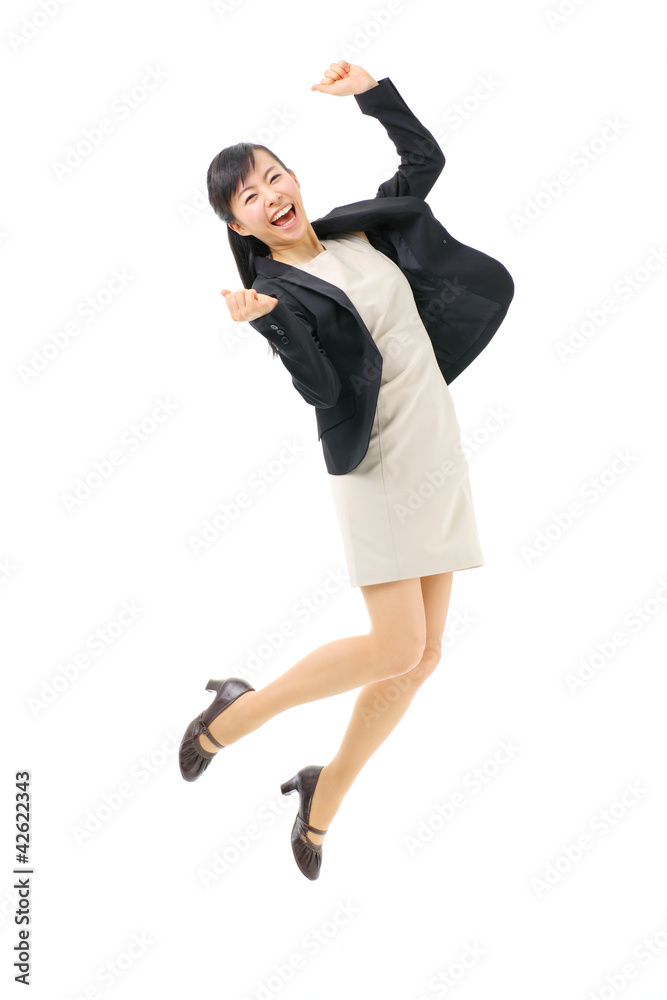 ジャンプする女の子 ジャンプする女の子