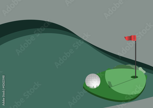 Canvas-taulu Golf