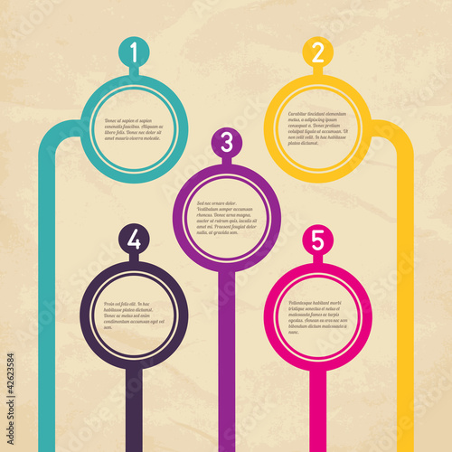 Colorful background with space for text. Vector illustration.