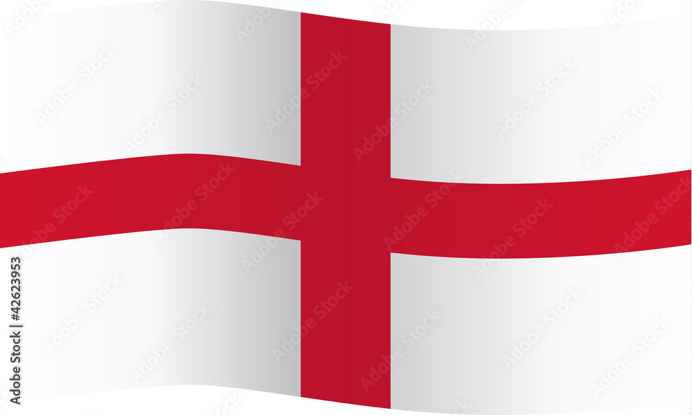 Fototapeta premium england_flagge_wehend