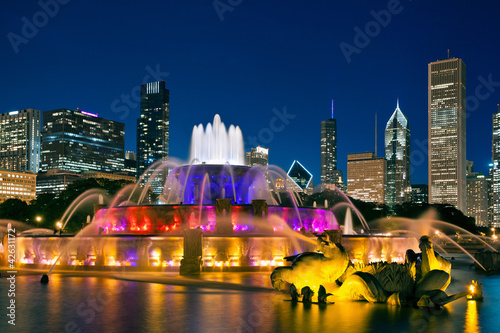 Buckingham Fountain. photo