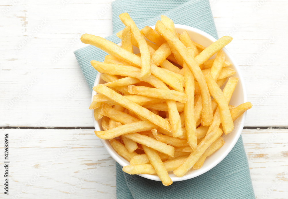 bowl of french fries bowl of french fries