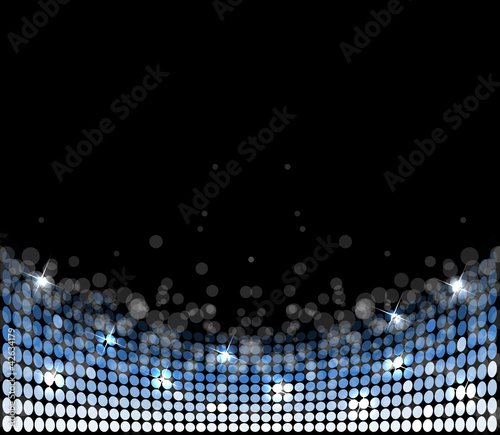 abstract disco light stars vector background
