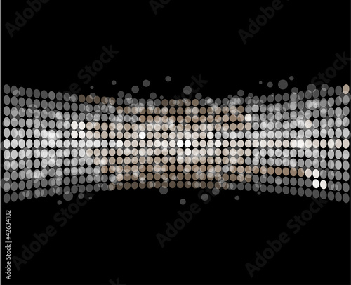 abstract disco light stars vector background