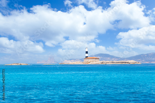 Formentera Freus faro en Pou lighthouse Porcs