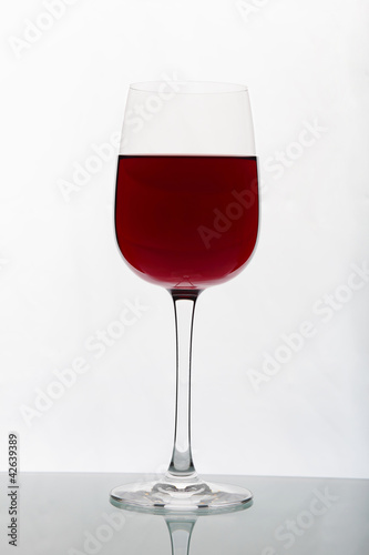 Glasses with wine