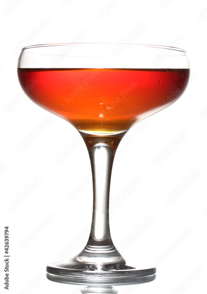 fruit jelly in glass isolated on white fruit jelly in glass isolated on white