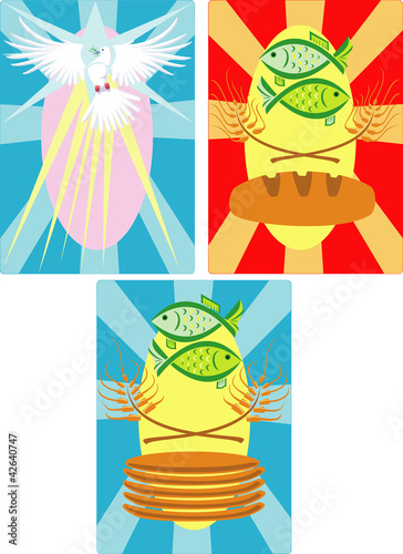 Dove Fish and bread