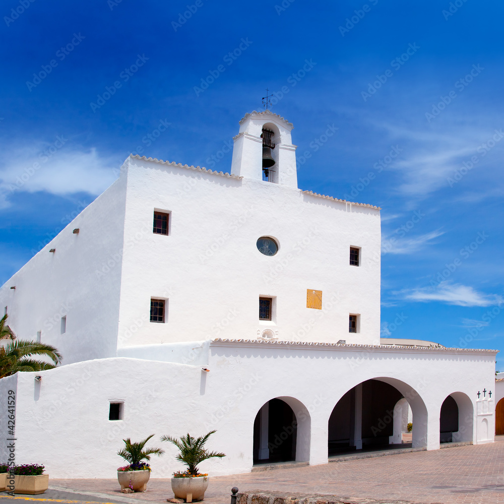 Ibiza Sant Josep de sa Talaia San Jose white church