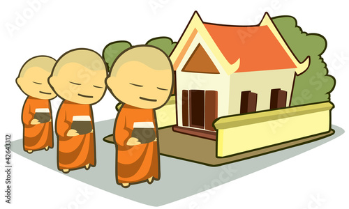 monk and the temple