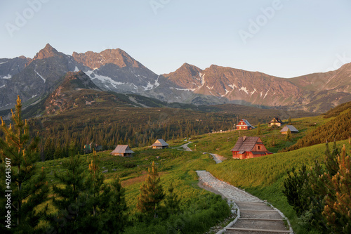 Polish Tatra mountains hala gąsienicowa