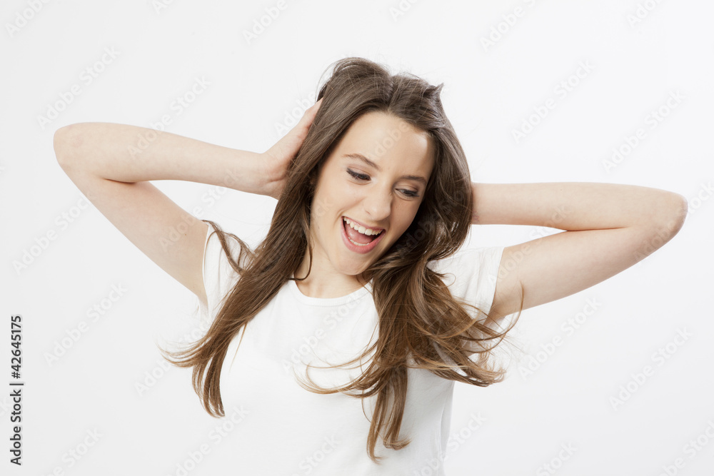 expression of a real young girl expression of a real young girl