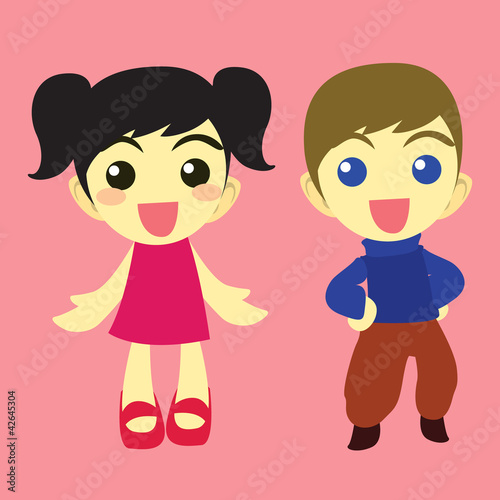 girl & boy