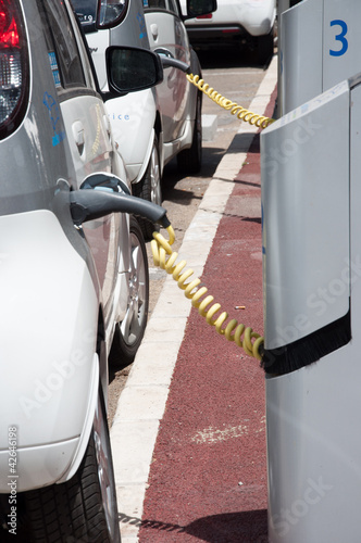 Battery charging of electric car