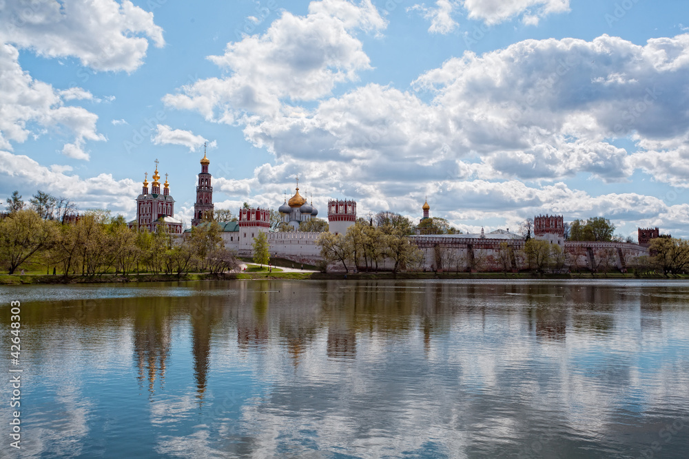 Novodevichy Convent in Moscow in the spring Novodevichy Convent in Moscow in the spring