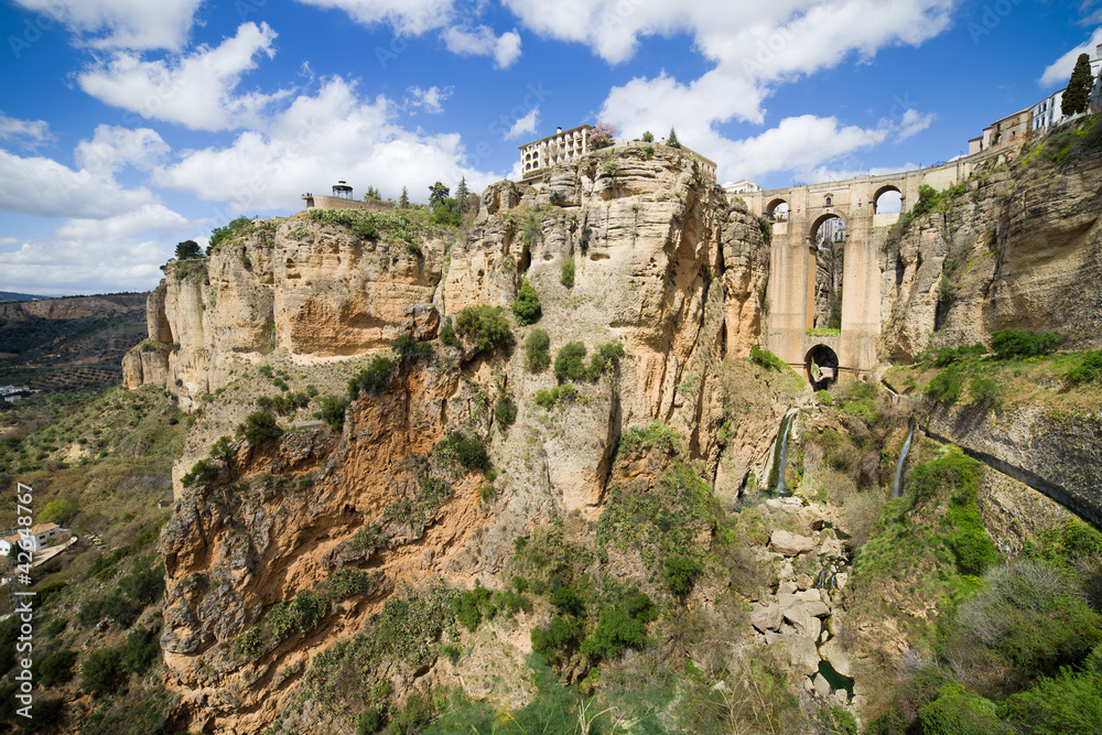 Ronda Rocks in Andalusia