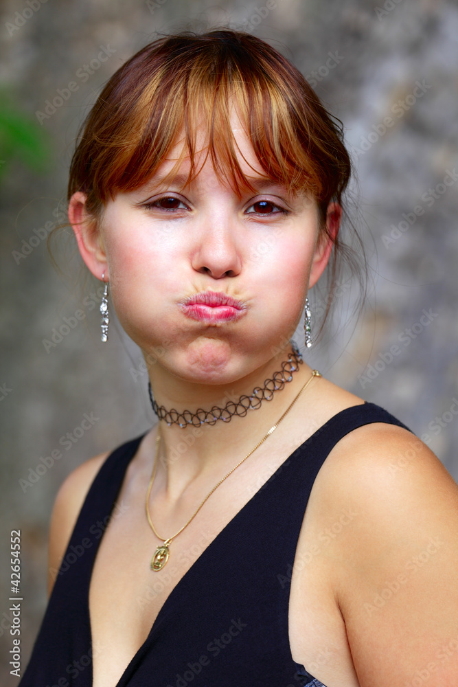 Portrait of a young woman Portrait of a young woman