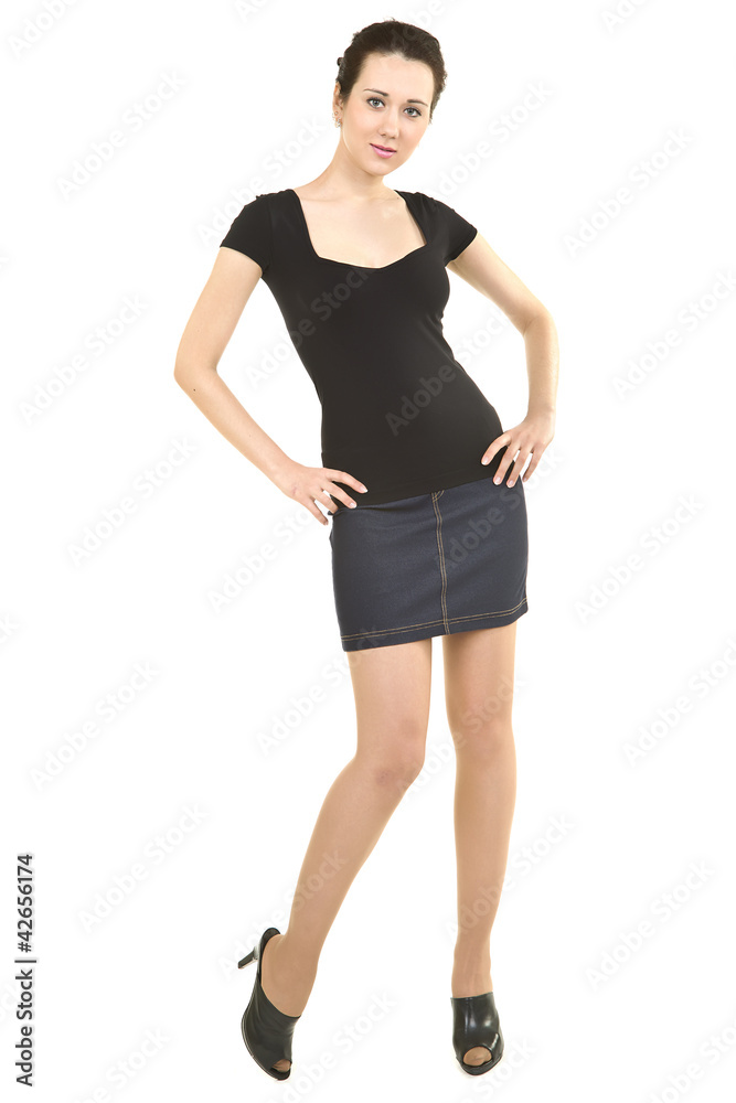 portrait of attractive caucasian woman brunette portrait of attractive caucasian woman brunette