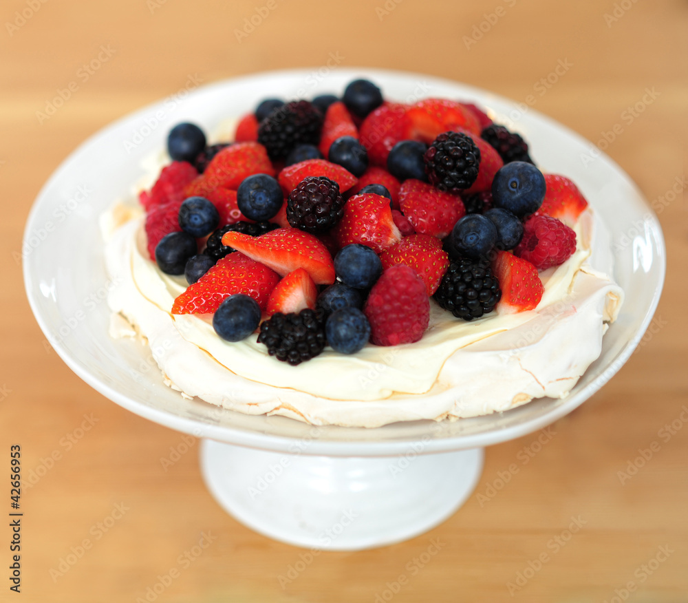 Taste yummy dessert