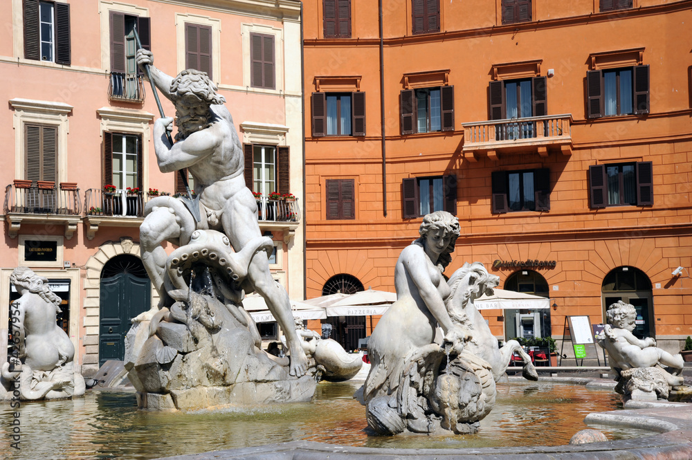 Rom Brunnen auf Piazza Navona