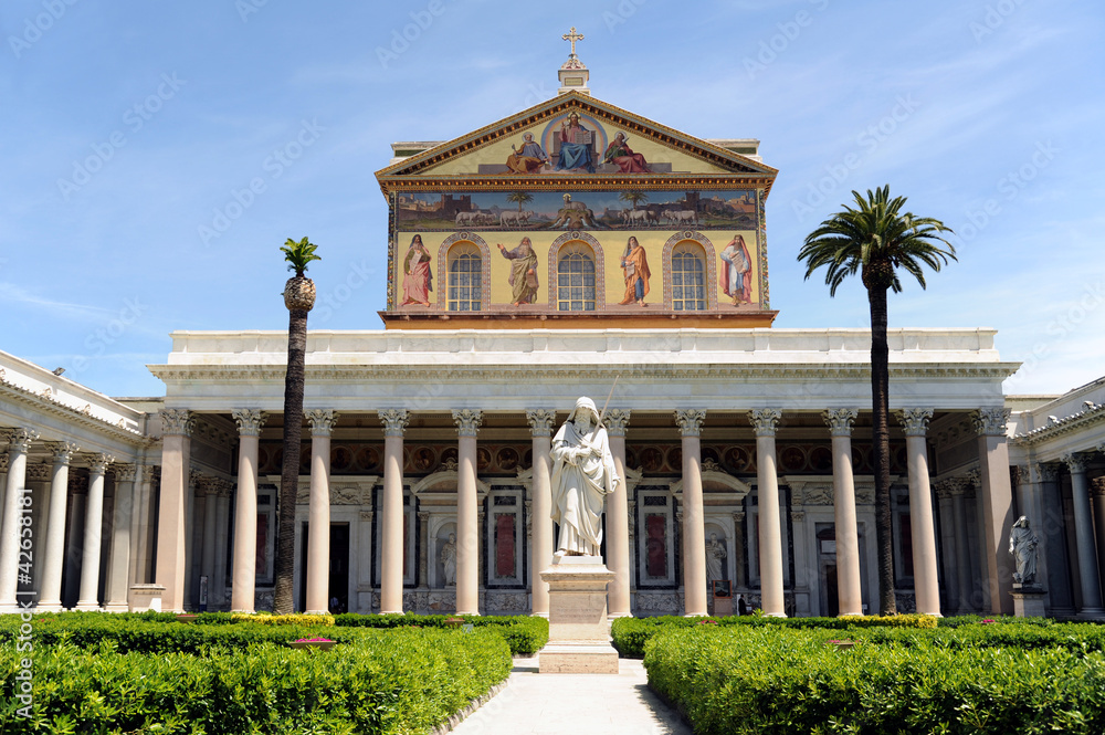 Rom Basilika St. Paolo vor den Mauern