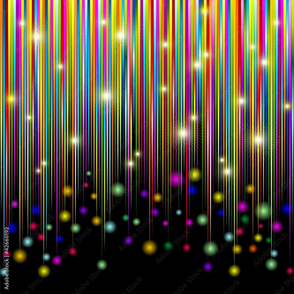 Strisce Colori e Luci-Bright Colors and Glitter Stripes-Vector
