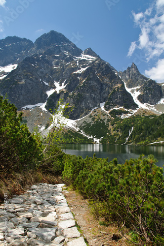 Polish Tatra Mountains Morskie Oko lake, Poland