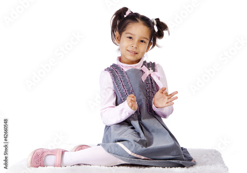 portrait of little girl