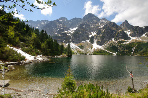 Polish Tatra mountains Morskie Oko lake #42660566