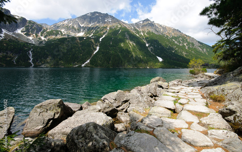 Morskie Oko lake in Polish Tatra mountains