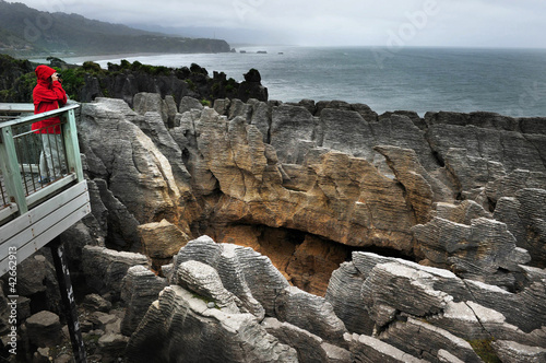 New Zealand South Island Pancake Rocks photo
