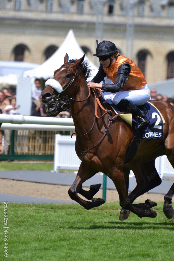 Obraz premium La course en tête