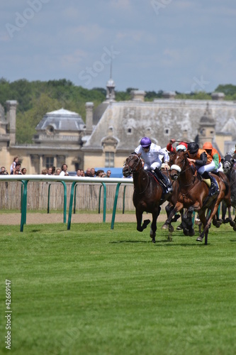 Horse race in Chantilly