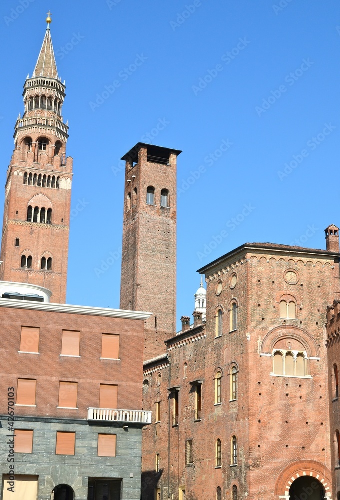 Fototapeta premium cremona da piazza stradivari