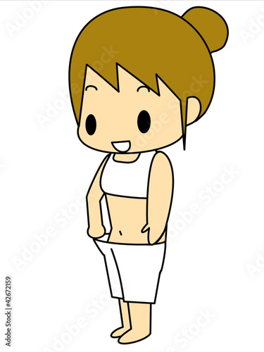 ダイエットに成功した女性