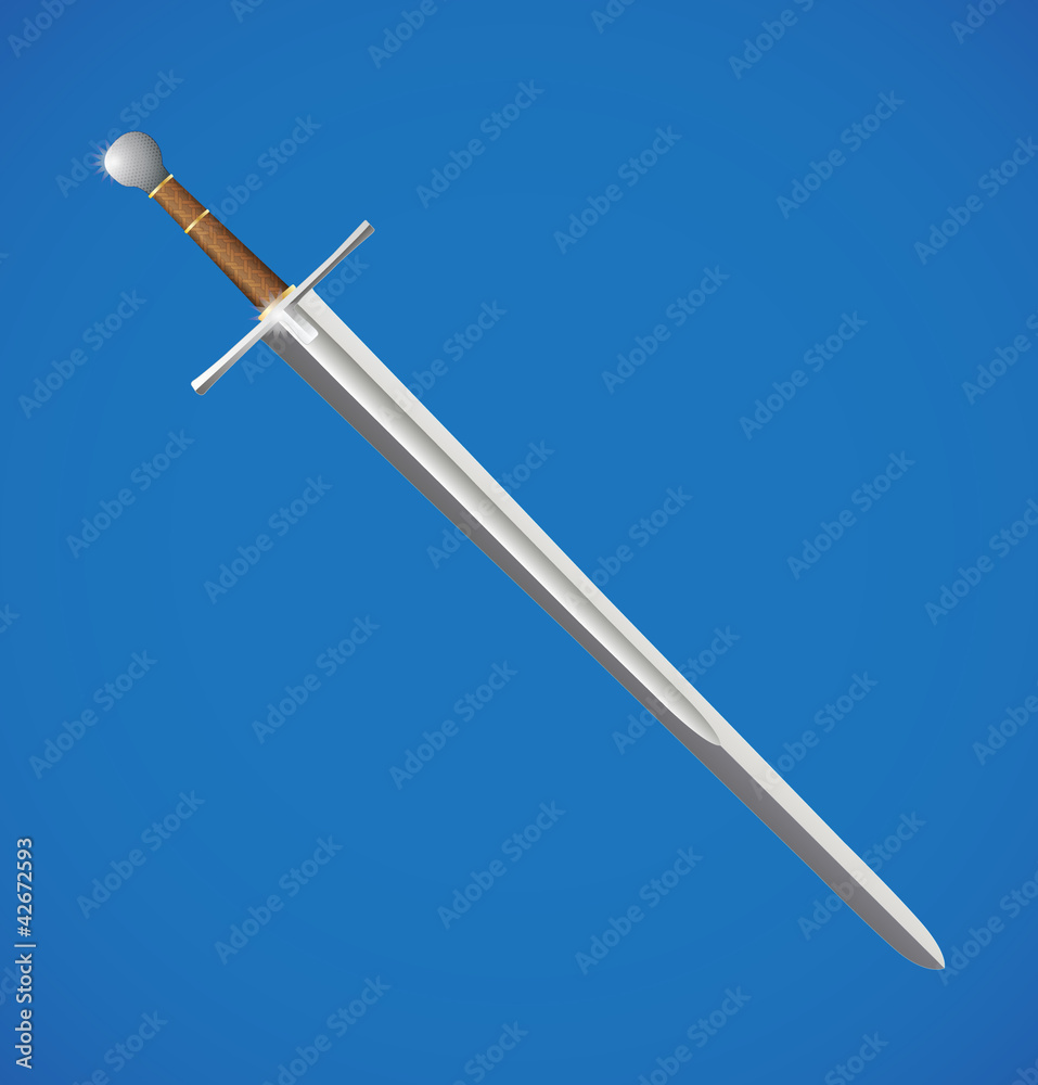 Naklejka premium vector sword illustration