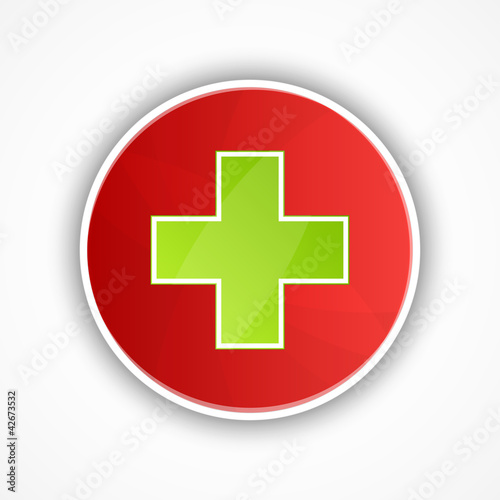 vector symbol of medical icons design.