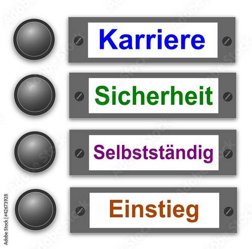 Lebens- und Berufsplanung - Türklingel