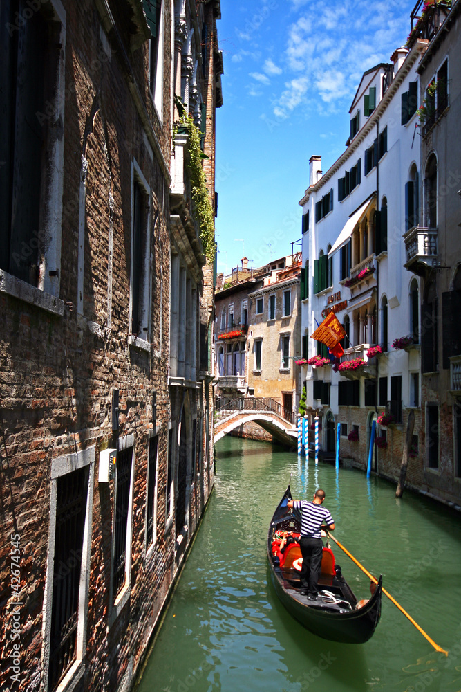 Gondola a Venezia, Italia