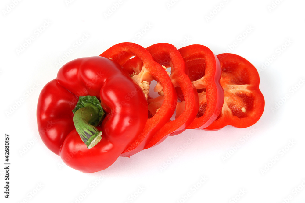 Paprika in fünf Teilen Paprika in fünf Teilen