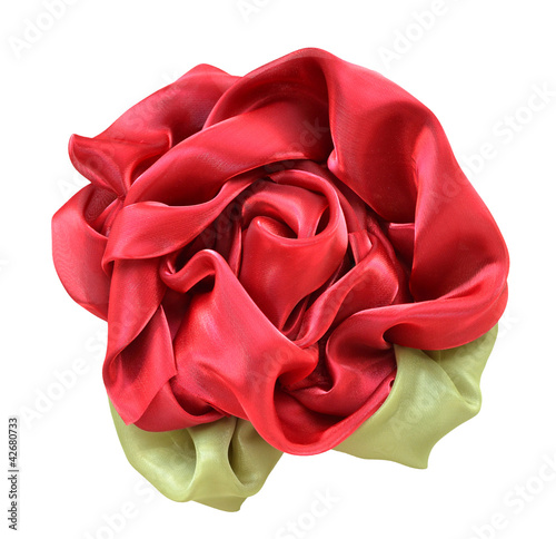 Flower made from fabric