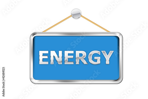 Fotografie Cartel azul energy