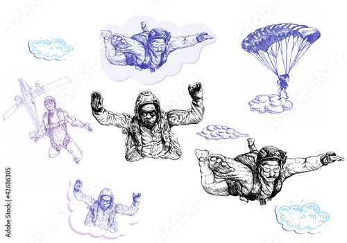 parachutists