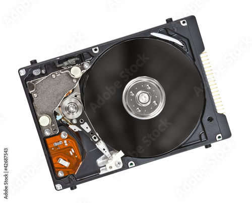 Laptop Hard Drive Macro Iso...