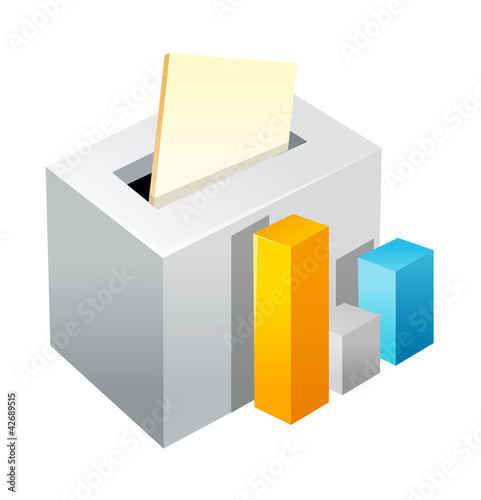 vote box and bar graph