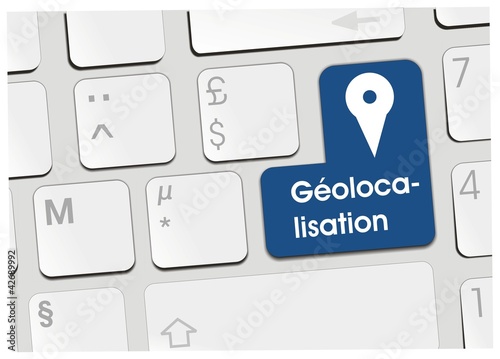 clavier géolocalisation